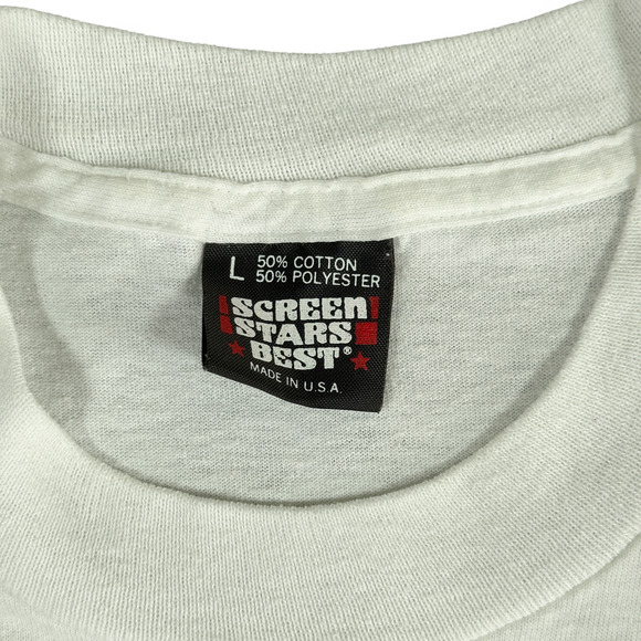 Vintage Archery Shirt Adult MEDIUM White National Field Archery Association NFAA - Picture 3 of 9